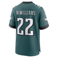 Tuec P.Eagles #22 Mac McWilliams Midnight Green Team Game Jersey