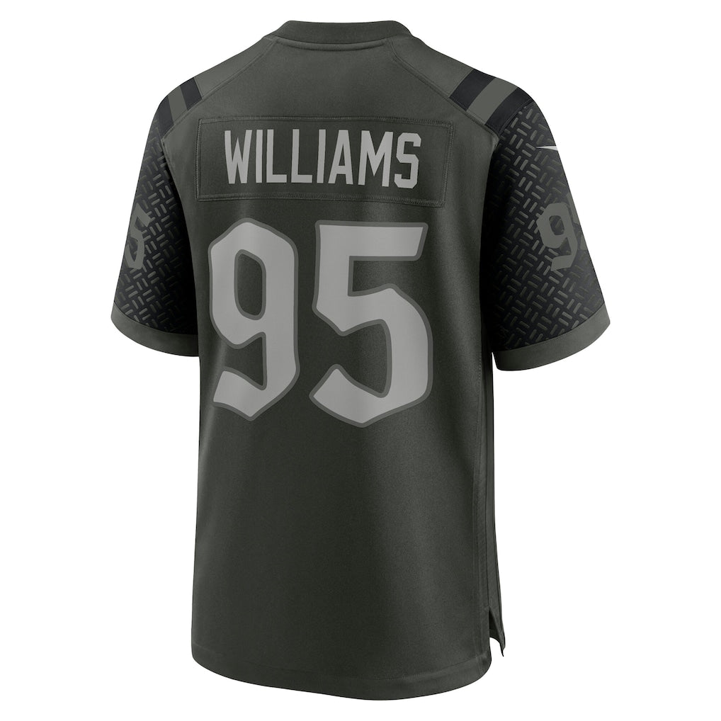 Tuec NY.Jets #95 Quinnen Williams Gotham Green 2025 Rivalries Collection Game Jersey