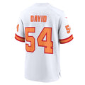 Tuec TB.Buccaneers #54 Lavonte David White 50th Season Game Jersey