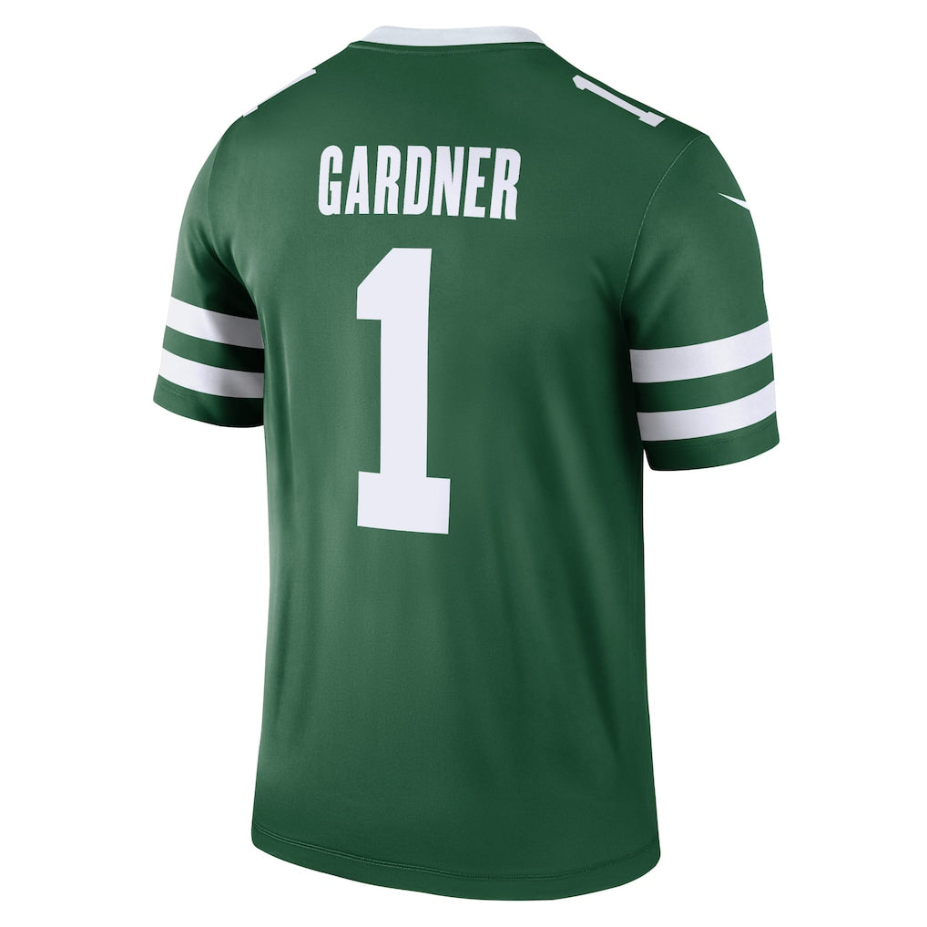 Tuec NY.Jets #1 Ahmad Sauce Gardner Green Legend Player Performance Top Jersey