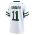Tuec NY.Jets #11 Jermaine Johnson II Legacy White Game Jersey