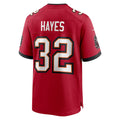 Tuec TB.Buccaneers #32 Josh Hayes Red Game Jersey