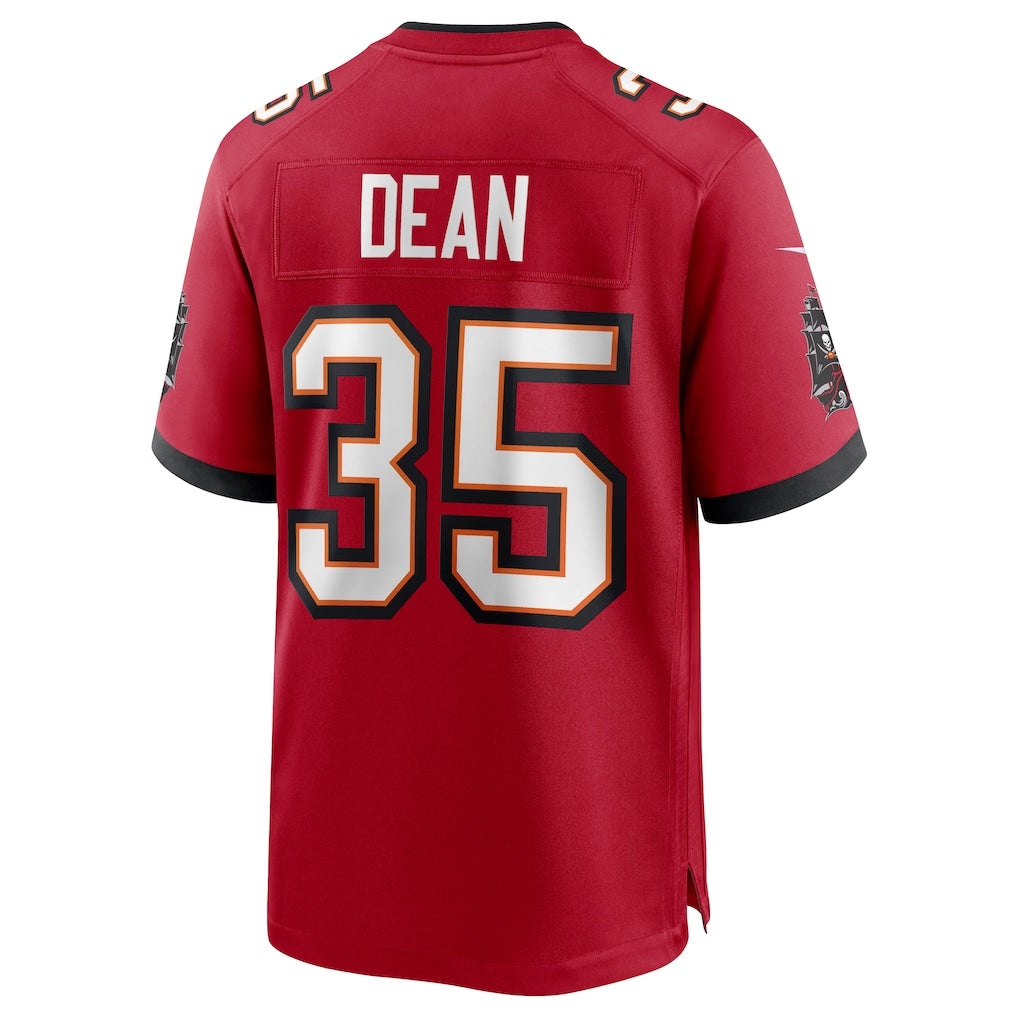 Tuec TB.Buccaneers #35 Jamel Dean Red Game Jersey