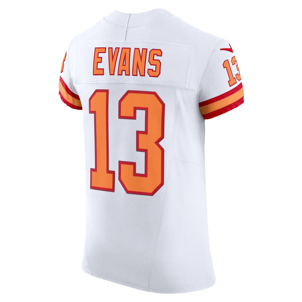 Tuec TB.Buccaneers #13 Mike Evans White The '76 Jersey Vapor F.U.S.E. Elite Jersey