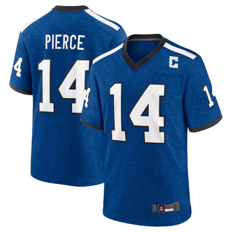 Tuec #14 Alec Pierce Player IN.Colts Indiana Nights Alternate Game Stitched Jerseys - Royal