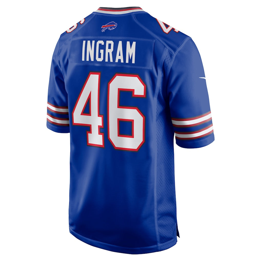 Tuec B.Bills #46 Ja'Marcus Ingram Royal Game Jersey