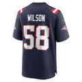 Tuec NE.Patriots #58 Jared Wilson Navy Team Game Jersey