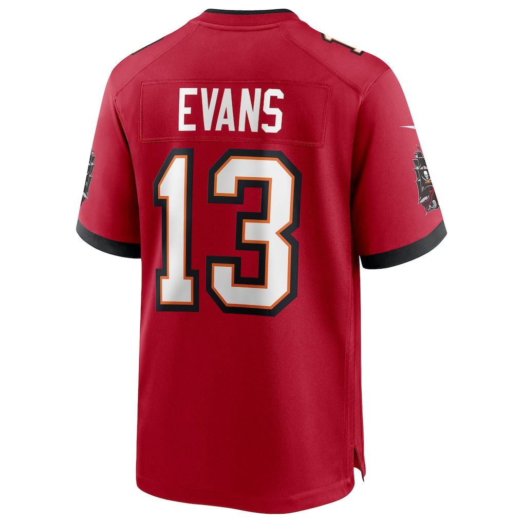 Tuec TB.Buccaneers #13 Mike Evans Red Game Jersey