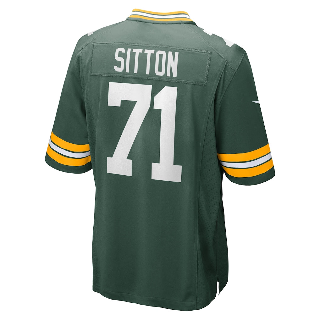 Tuec GB.Packers #71 Josh Sitton Green Game Jersey