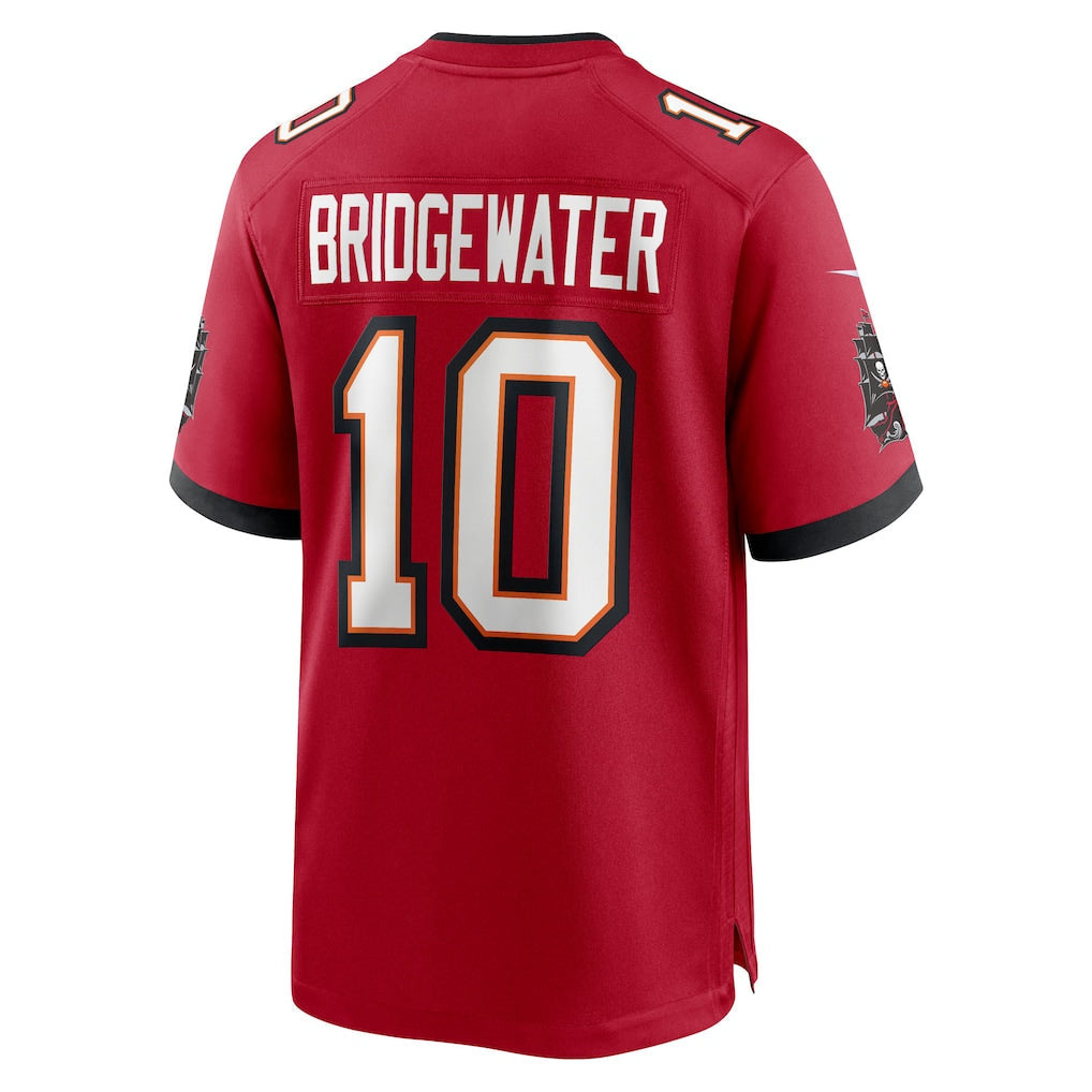 Tuec TB.Buccaneers #10 Teddy Bridgewater Red Team Game Jersey