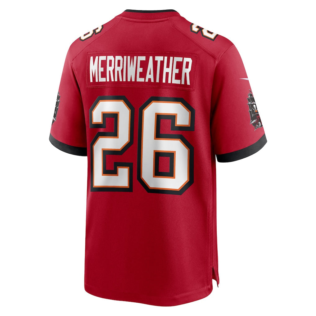 Tuec TB.Buccaneers #26 Kaevon Merriweather Red Game Jersey
