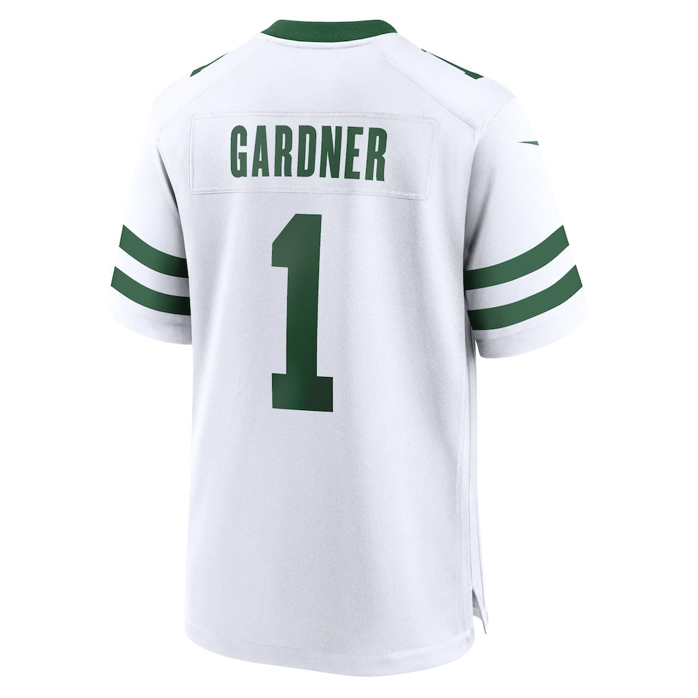 Tuec NY.Jets #1 Ahmad Sauce Gardner Legacy White Game Jersey