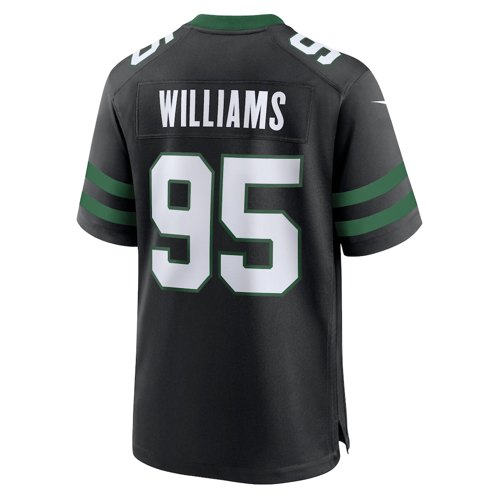 Tuec NY.Jets #95 Quinnen Williams Legacy Black Alternate Game Jersey