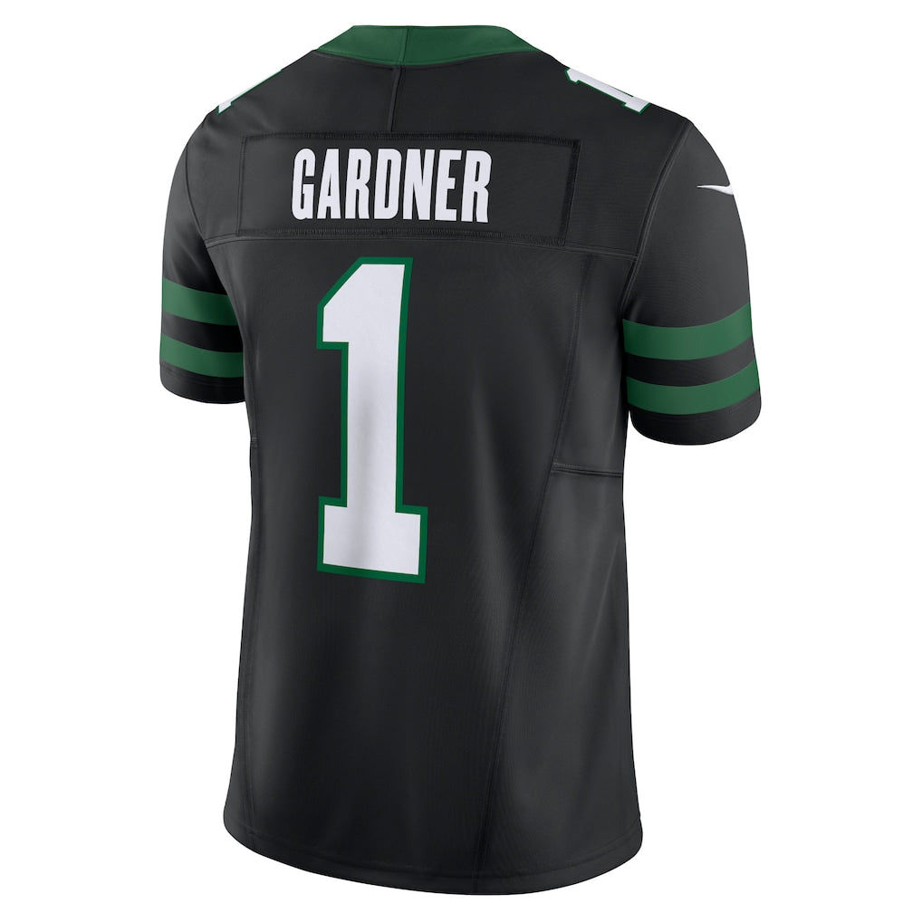 Tuec NY.Jets #1 Ahmad Sauce Gardner Legacy Black Alternate Vapor F.U.S.E. Limited Jersey