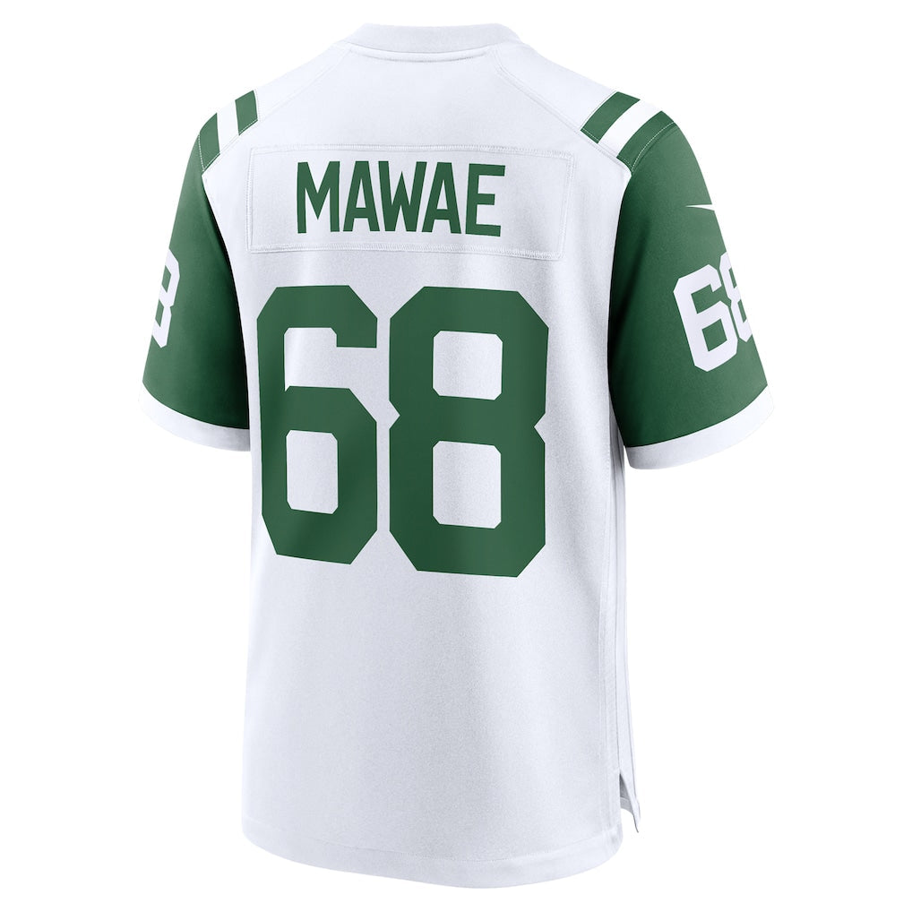 Tuec NY.Jets #68 Kevin Mawae White Retired Player Alternate Game Jersey