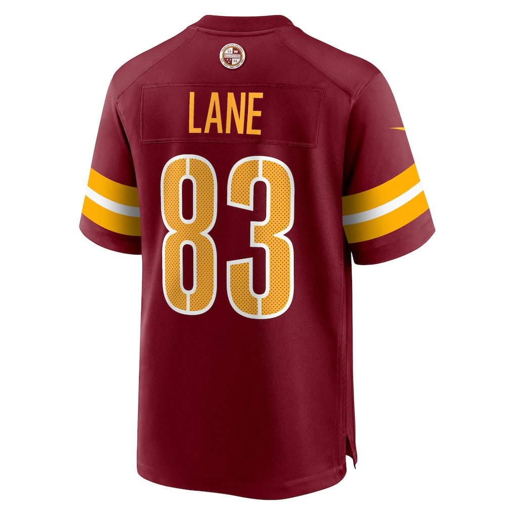 Tuec W.Commanders #83 Jaylin Lane Burgundy Team Game Jersey