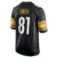 Tuec P.Steelers #81 Jonnu Smith Black Team Game Jersey