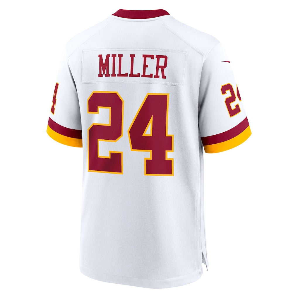 Tuec W.Commanders #24 Von Miller White Game Super Bowl Era Jersey