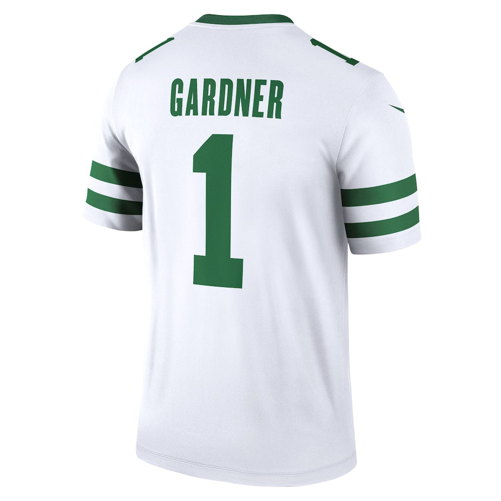 Tuec NY.Jets #1 Ahmad Sauce Gardner White Legend Player Performance Top Jersey