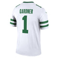 Tuec NY.Jets #1 Ahmad Sauce Gardner White Legend Player Performance Top Jersey
