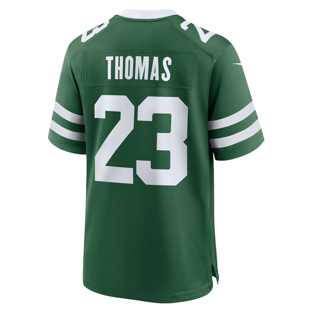 Tuec NY.Jets #23 Azareye'h Thomas Legacy Green Team Game Jersey