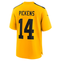 Tuec P.Steelers #14 George Pickens Gold Alternate Game Jersey