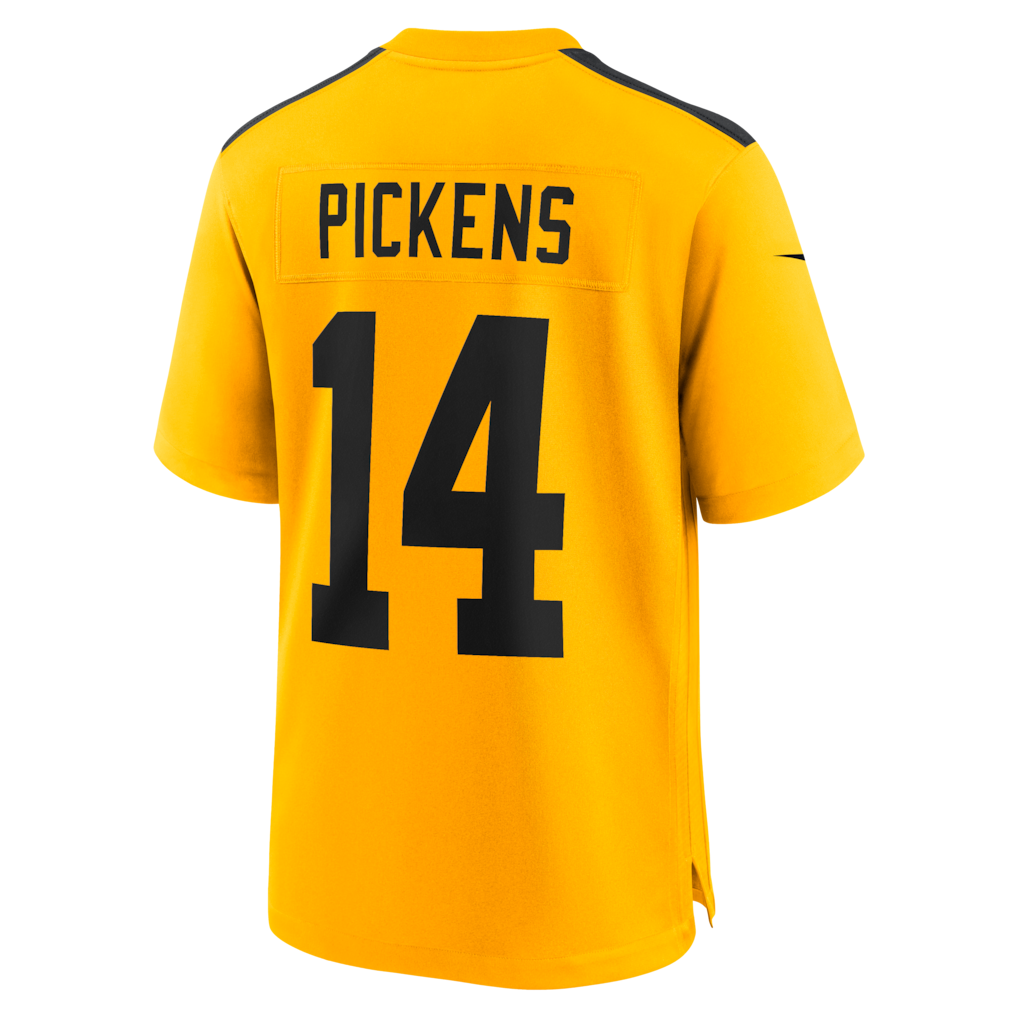 Tuec P.Steelers #14 George Pickens Gold Alternate Game Jersey