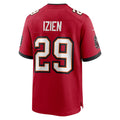 Tuec TB.Buccaneers #29 Christian Izien Red Game Jersey