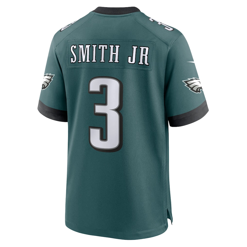 Tuec P.Eagles #3 Nolan Smith Midnight Green Team Game Jersey