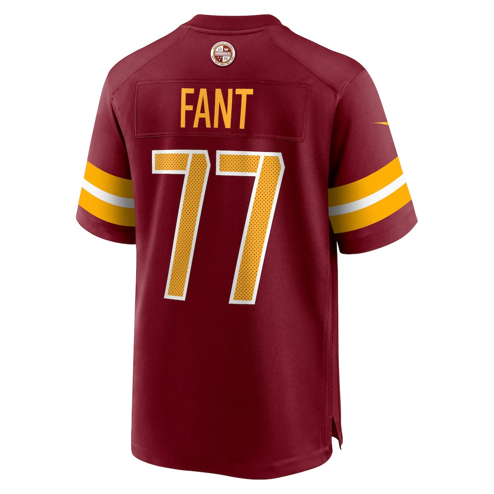 Tuec W.Commanders #77 George Fant Burgundy Team Game Jersey