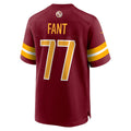 Tuec W.Commanders #77 George Fant Burgundy Team Game Jersey