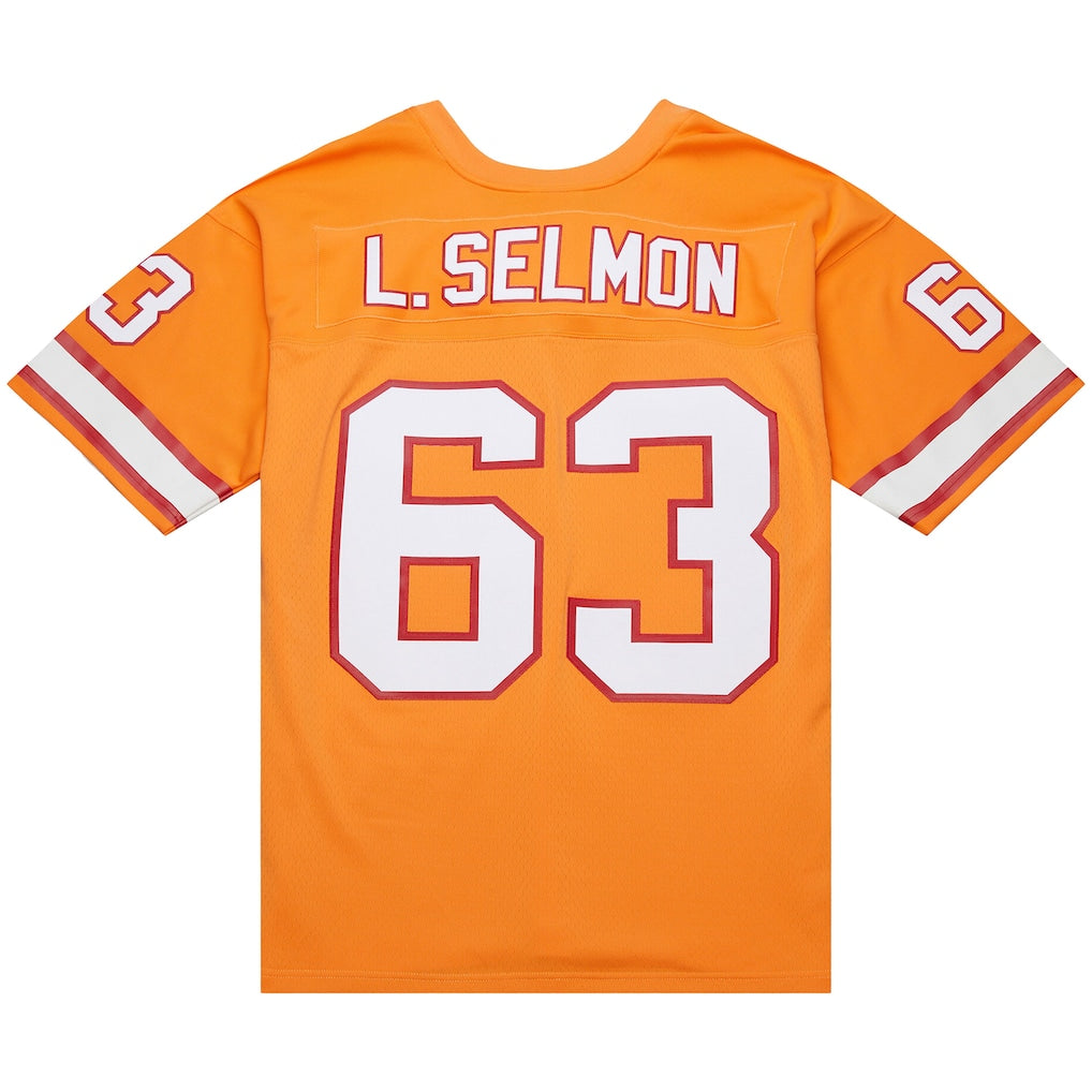 Tuec TB.Buccaneers #63 Lee Roy Selmon Mitchell & Ness Orange 1976 Legacy Replica Jersey