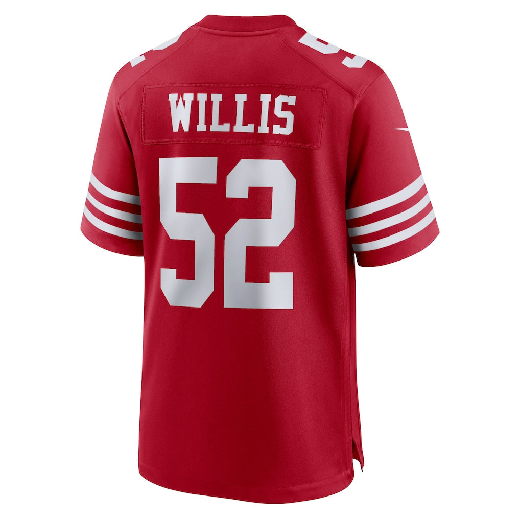 Tuec SF.49ers #52 Patrick Willis Scarlet Retired Player Game Jersey