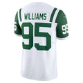 Tuec NY.Jets #95 Quinnen Williams White Classic Alternate Vapor F.U.S.E. Limited Jersey