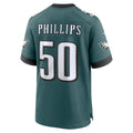 Tuec P.Eagles #50 Jaelan Phillips Midnight Green Team Game Jersey