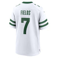 Tuec NY.Jets #7 Justin Fields Legacy White Game Jersey