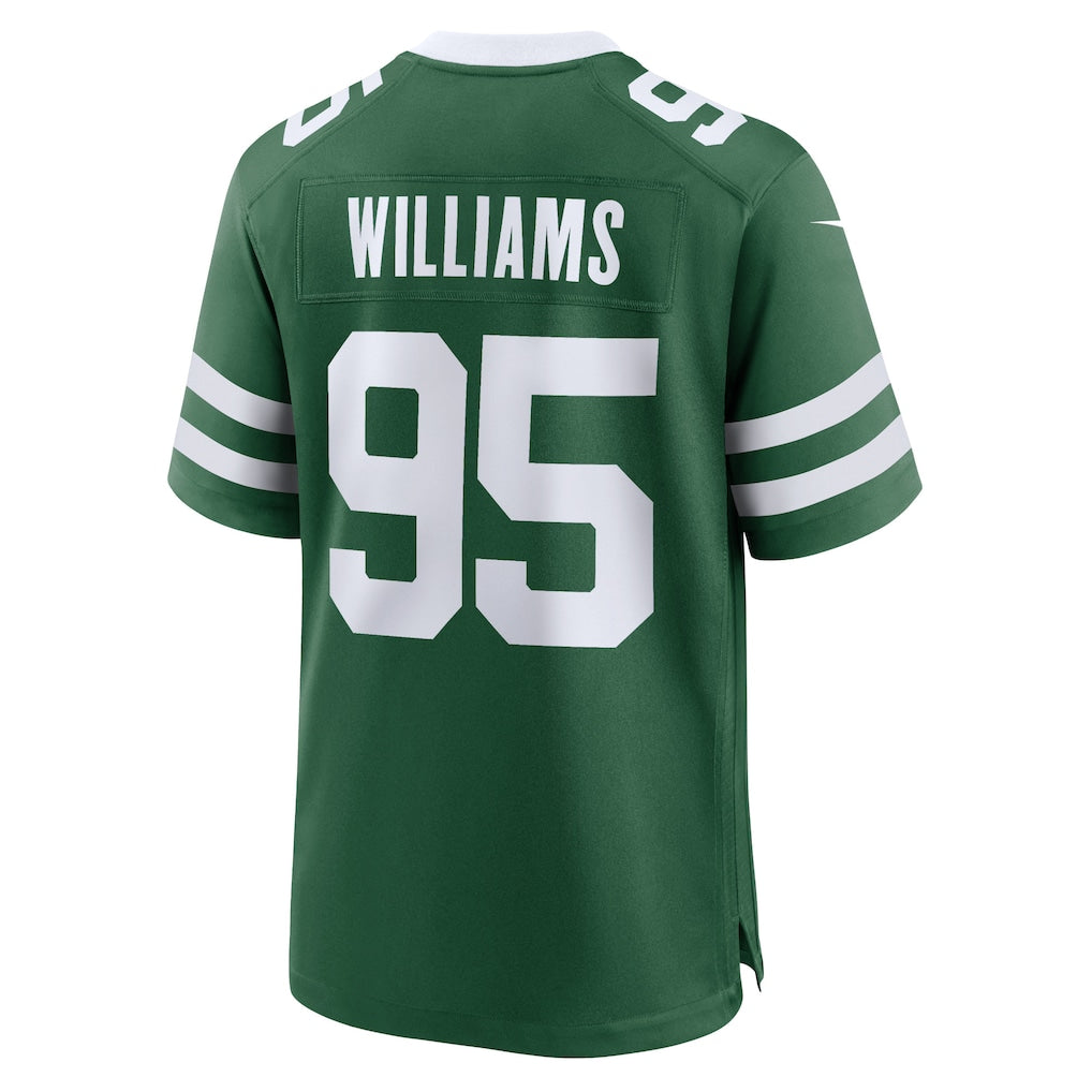 Tuec NY.Jets #95 Quinnen Williams Legacy Green Game Jersey