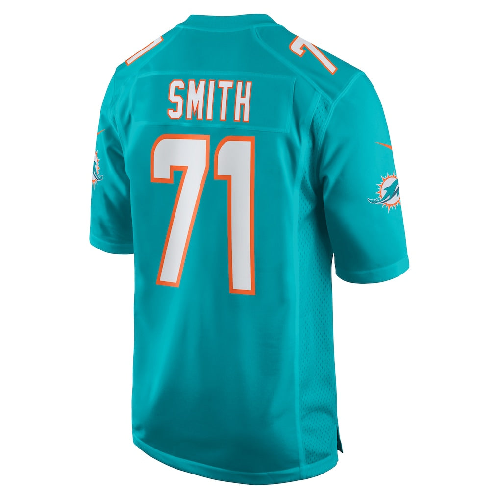 Tuec M.Dolphins #71 Kion Smith Aqua Game Jersey