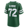 Tuec NY.Jets #72 Micheal Clemons Legacy Green Team Game Jersey