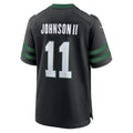 Tuec NY.Jets #11 Jermaine Johnson II Legacy Black Alternate Game Jersey