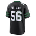 Tuec NY.Jets #56 Quincy Williams Legacy Black Alternate Game Jersey