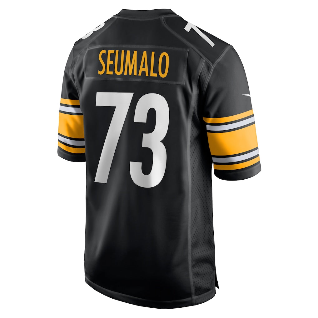 Tuec P.Steelers #73 Isaac Seumalo Black Game Jersey
