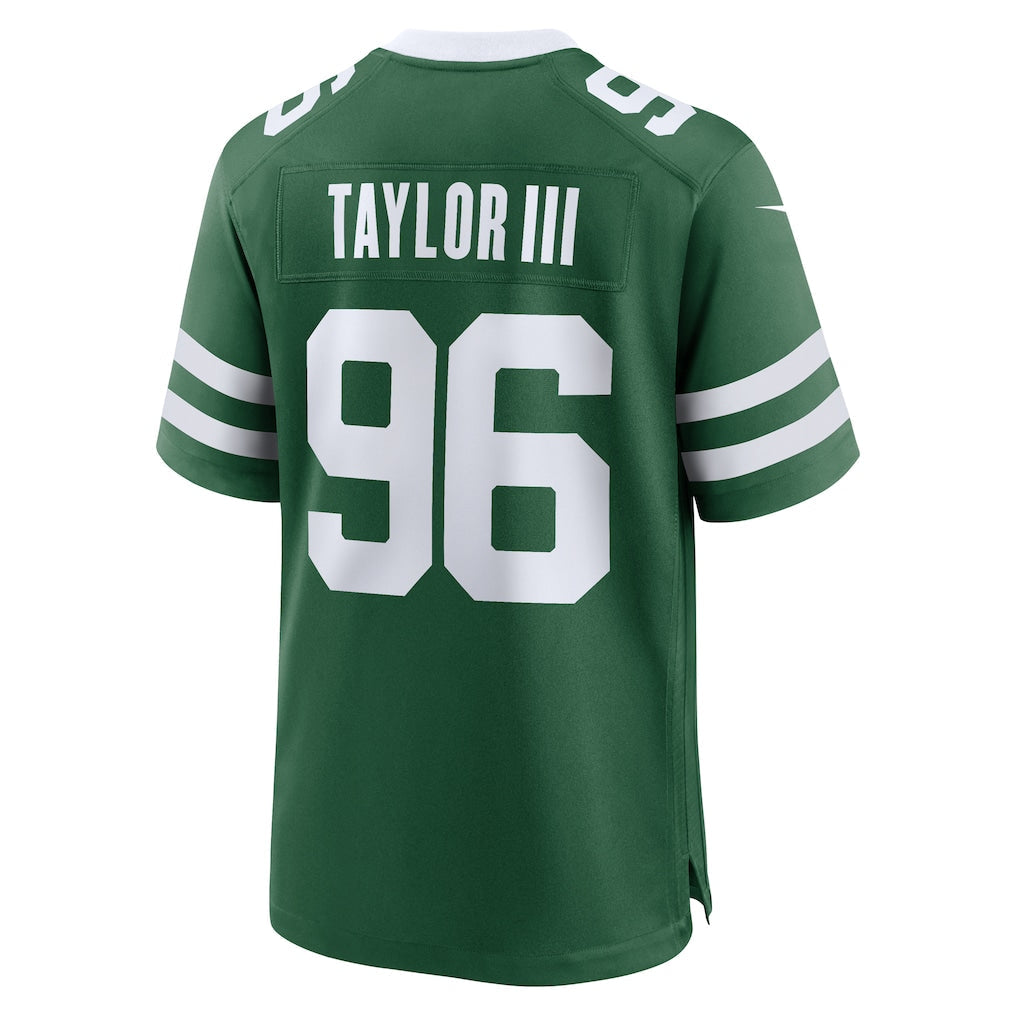 Tuec NY.Jets #96 Leonard Taylor III Legacy Green Team Game Jersey