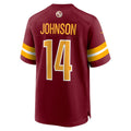 Tuec W.Commanders #14 Josh Johnson Burgundy Team Game Jersey