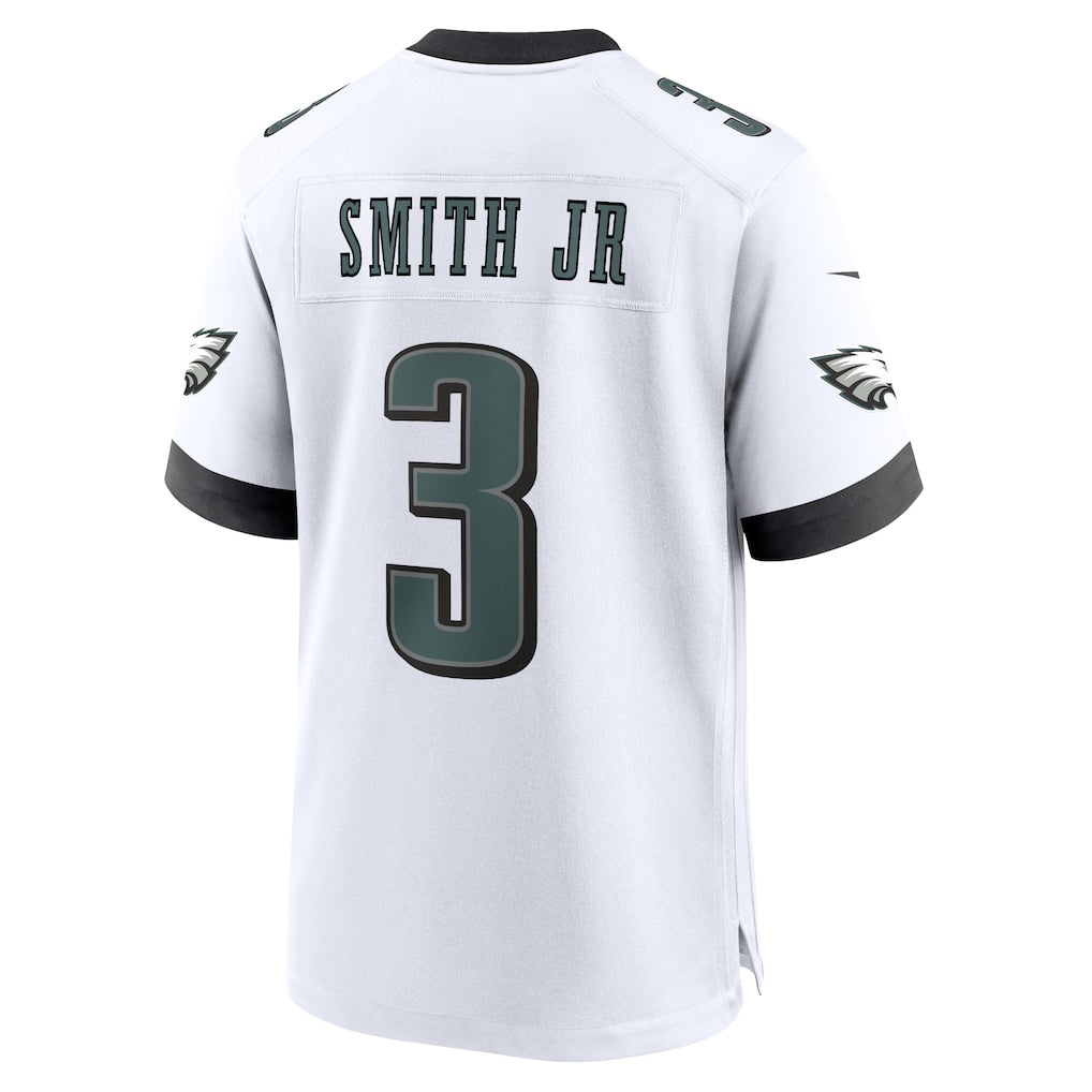 Tuec P.Eagles #3 Nolan Smith White Game Jersey
