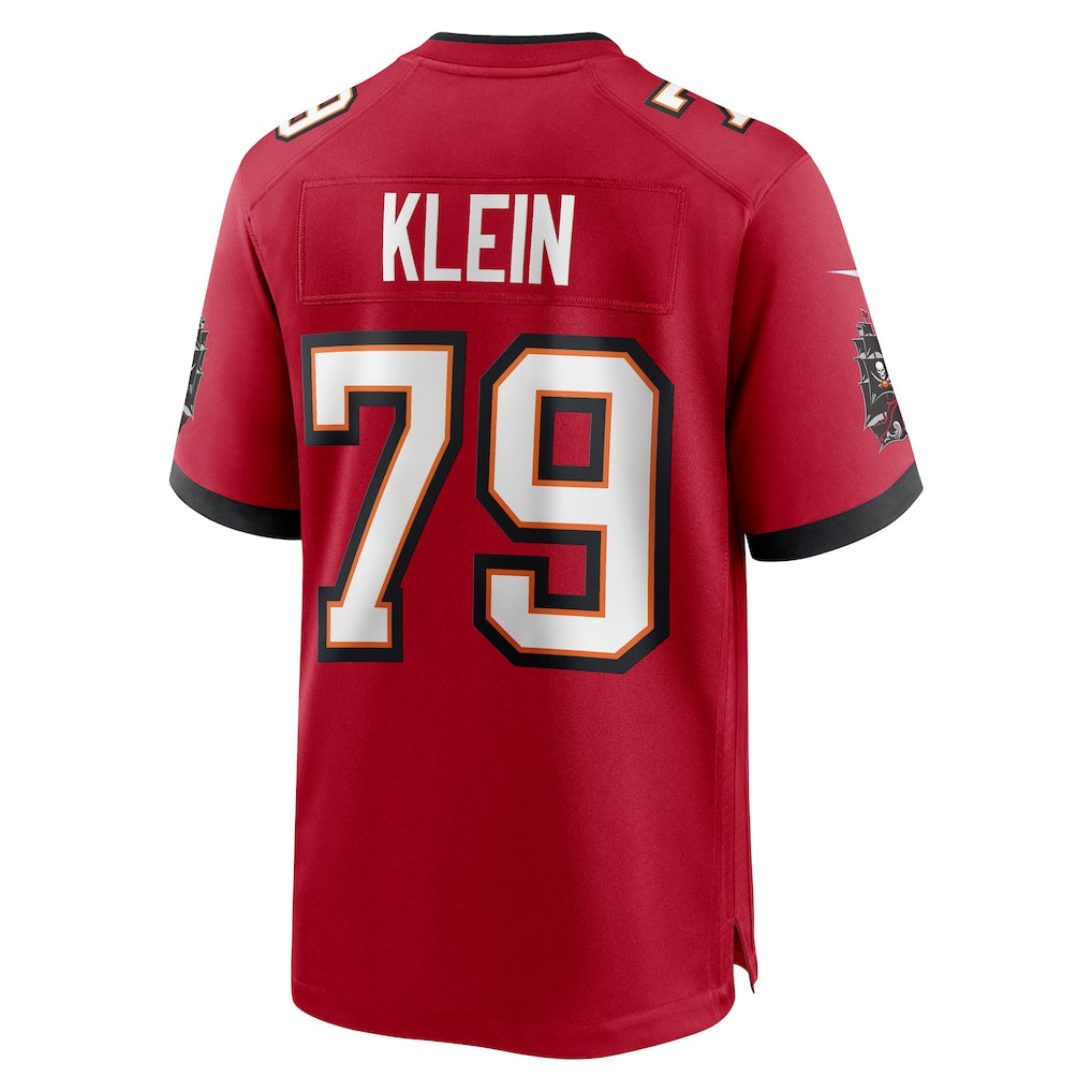 Tuec TB.Buccaneers #79 Elijah Klein Red Game Jersey