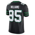 Tuec NY.Jets #95 Quinnen Williams Legacy Black Alternate Vapor F.U.S.E. Limited Jersey