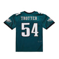 Tuec P.Eagles #54 Jeremiah Trotter Jr. Mitchell & Ness Green 2000 Legacy Throwback Replica Jersey