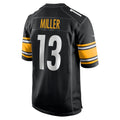 Tuec P.Steelers #13 Scotty Miller Black Game Jersey