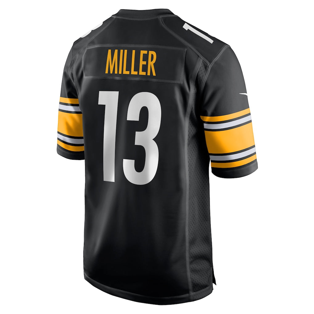 Tuec P.Steelers #13 Scotty Miller Black Game Jersey